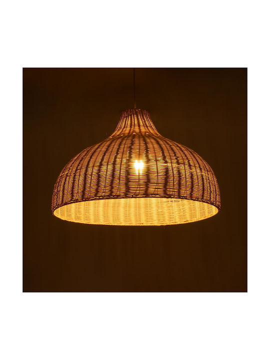 GloboStar Afuru Deckenleuchte Beige Boho Raster mit Lampenbirnensockel E27 60x60x40cm