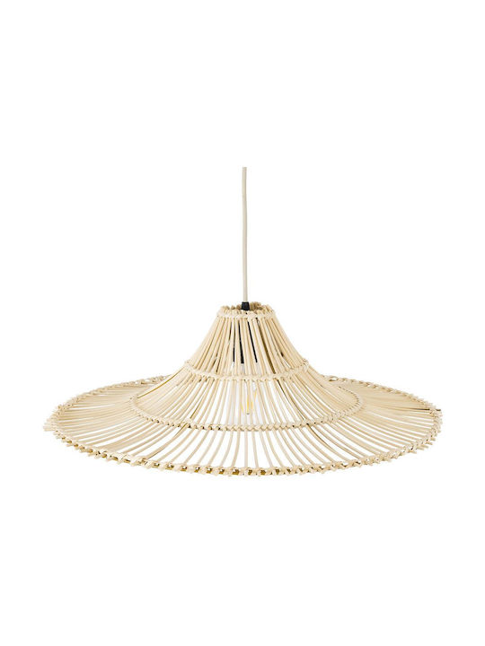 GloboStar Palermo Deckenleuchte Beiges Boho Raster mit Lampenbirnensockel E27 60x60x20cm