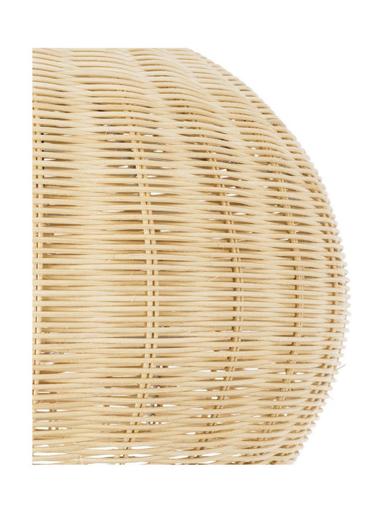 GloboStar Raito Beige Boho Grid Pendant Ceiling Light with E27 Socket 40x40x25cm