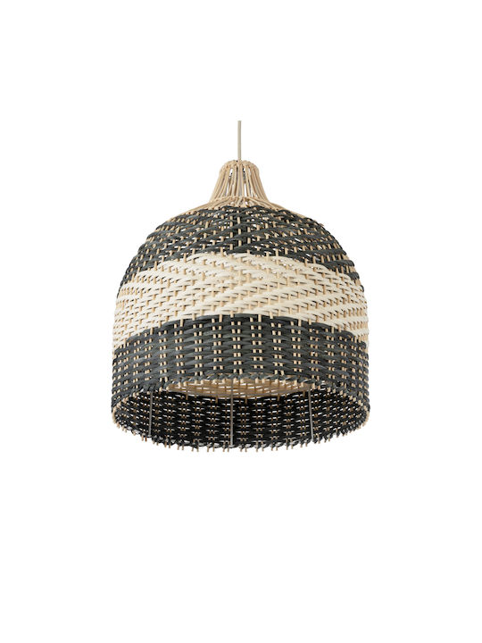 GloboStar Barbados Ceiling Light Beige Boho Grid with E27 Socket 40x40x45cm