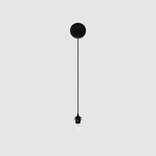 Umage Cannonball Lustră Suspendată Negru 12cm.