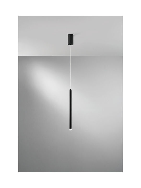 Fan Europe Led-Pype-S1-Ner Pendant Light Black 41x200cm