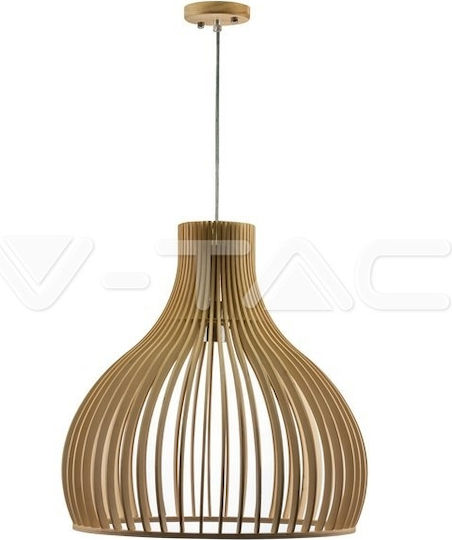 V-TAC Pendant Light Brown 45x45x45cm