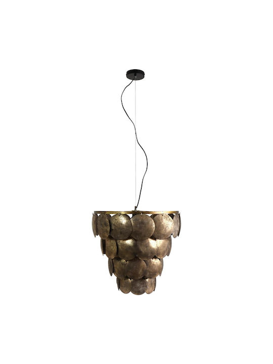 ArteLibre Pendant Light Brown 54.5x54.5x52.5cm