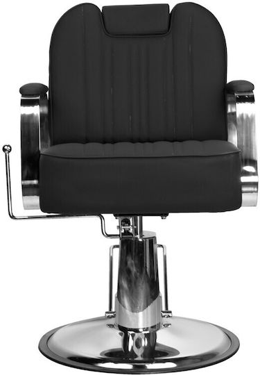 Barber Equipment Καρέκλα Barbier Schwarz mit verstellbarer Höhe
