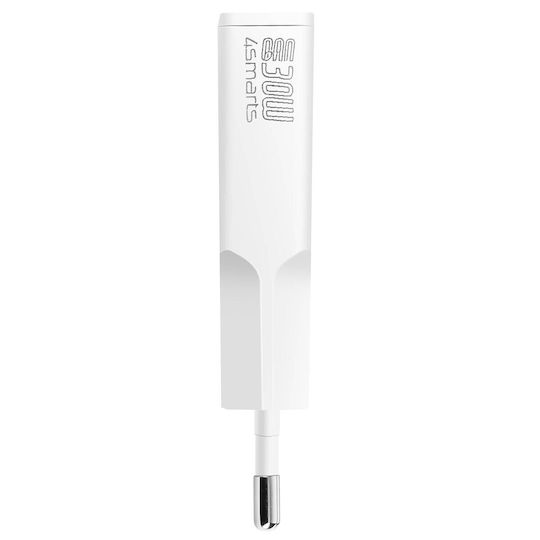 4Smarts Φορτιστής Χωρίς Καλώδιο GaN με Θύρα USB-C 30W Power Delivery Λευκός