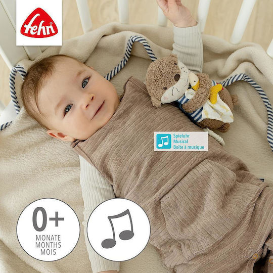 Fehn Окачен Играчка за детска количка с музика Otter за 0++ Месеца