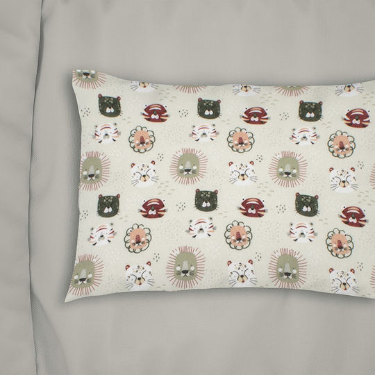 Dimcol Baby Pillowcase Light Olive 35x45cm