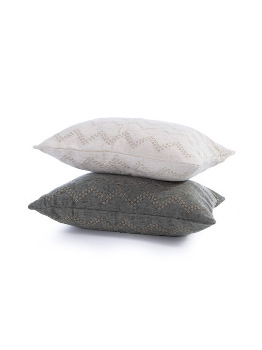Nef-Nef Homeware Perna De Canapea Typhoon Ecru 40x55 Cm