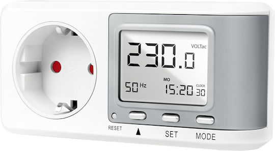 LogiLink Electricity Consumption Meter for Maximum Power up to 3.6kW