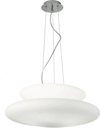 Ondaluce Pendant Light White 60cm