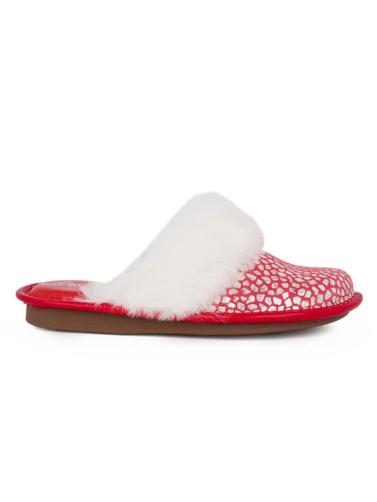 Castor Anatomic Anatomical Women's Slippers in Red color