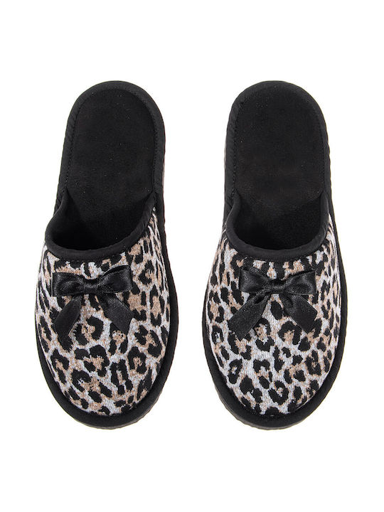 Amaryllis Slippers Winter Women's Slippers in Black color