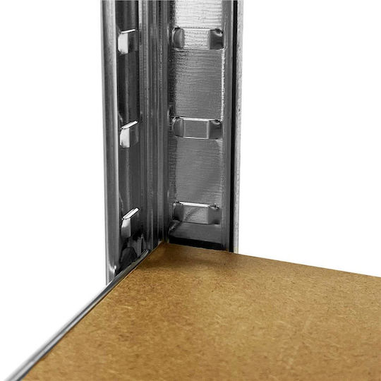 Springos Corner Dexion Shelf 90x40x180cm with 5 Shelves Total Load Capacity 875kg