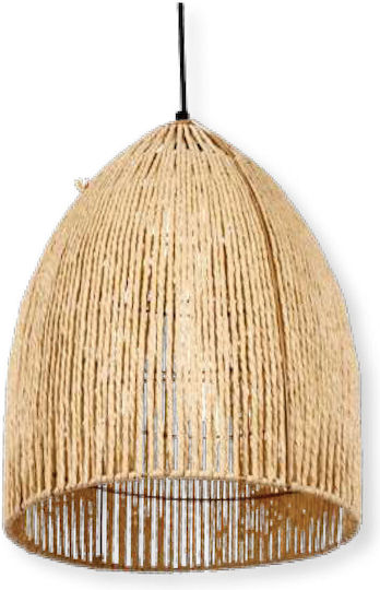 TnS Pendant Light Black Boho with Rope for Socket E27 35x29cm