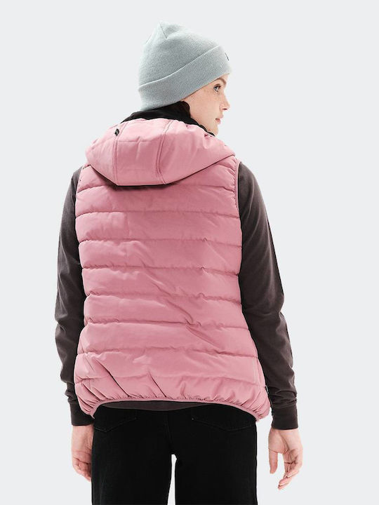 Emerson Sleeveless Jacket Puffer Dusty Rose