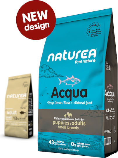 Naturea Naturals 5.5kg Dry Food Gluten-Free for Adult Small Breed Dogs with Tuna Acqua Deep Ocean Tuna Small Breed