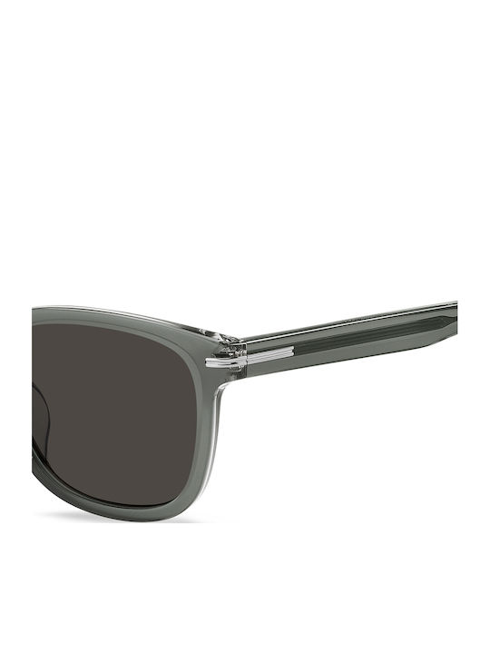 Boss Unisex Γυαλιά Ηλίου με Γκρι Κοκκάλινο Σκελετό και Γκρι Φακό