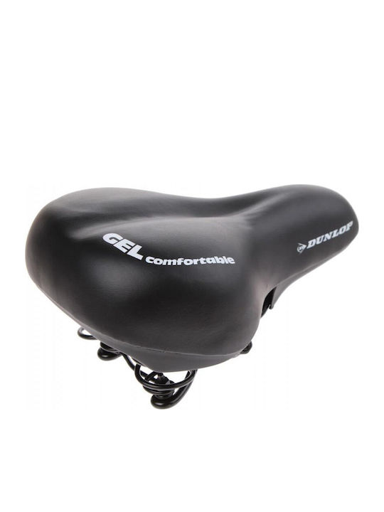 Dunlop Gel Black Bicycle Saddle City