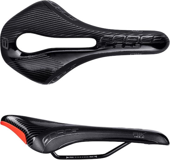 Force Rik Hole Sport Black Bicycle Saddle MTB
