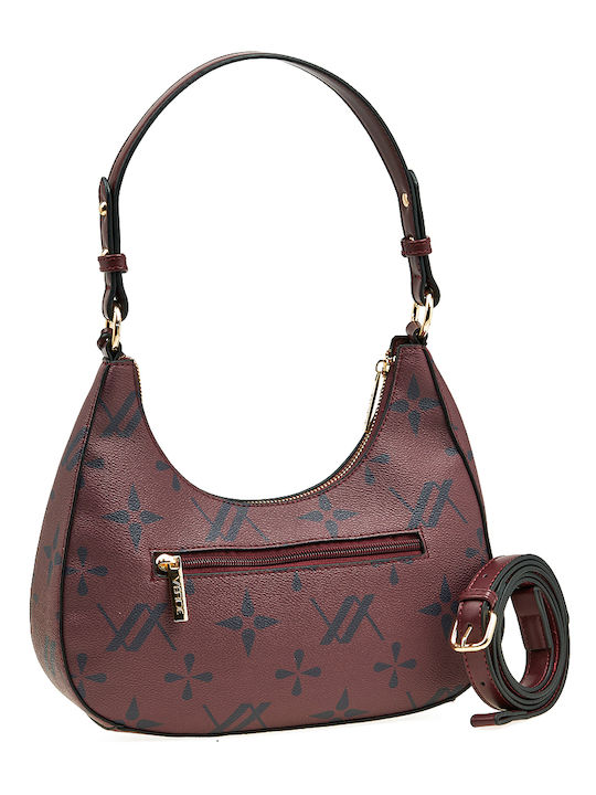 Verde Women's Bag Shoulder Burgundy