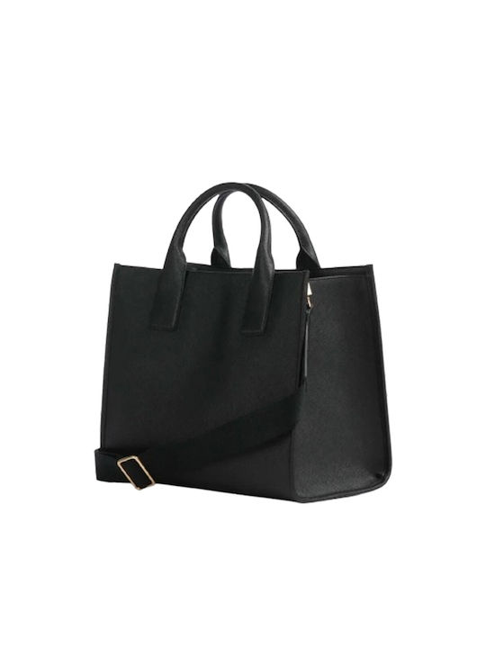 DKNY Carol Leather Women's Bag Tote Hand Black