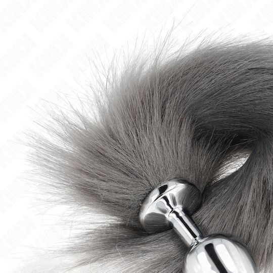Kink Anal Plug Mittel Gray
