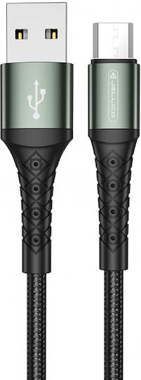 Jellico B10 Редовна USB 2.0 до микро USB кабел Черен 1м (34.912.1044) 1бр