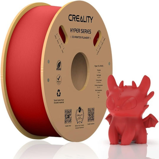 Creality3D Hyper PLA 3D Printer Filament 1.75mm Red 1kg