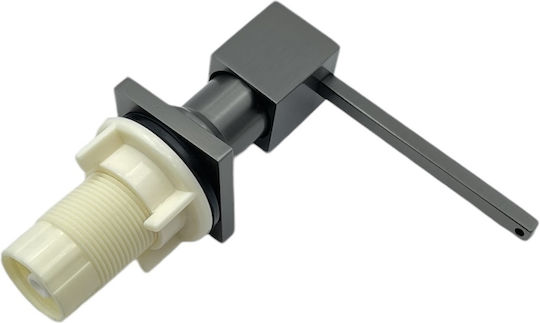 Naron Εντοιχιζόμενο Dispenser Κουζίνας Μεταλλικό Γκρι 350ml
