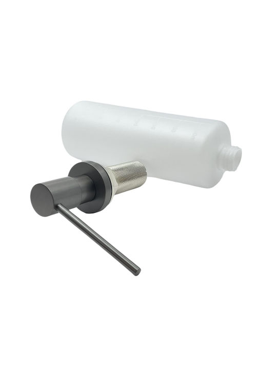 Naron Εντοιχιζόμενο Dispenser Κουζίνας Μεταλλικό Γκρι 350ml