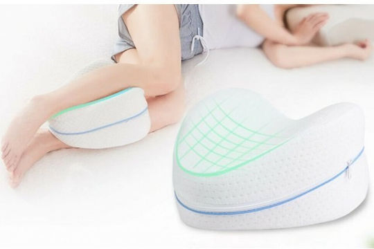 Orthopedic Pillow Wedge Legs Between Knees White Without Strap
