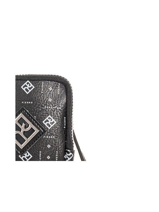 Pierro Accessories Monogram Women's Mobile Phone Bag Black