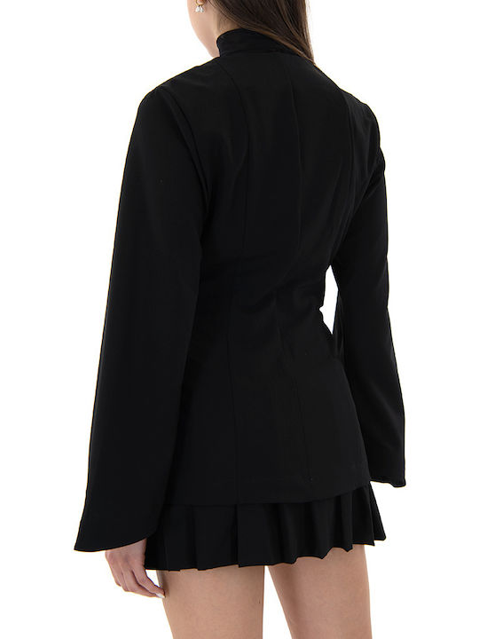 Women's Blouse Long Sleeve Black