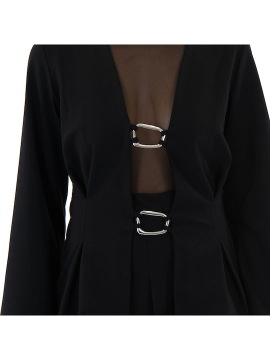 Women's Blouse Long Sleeve Black