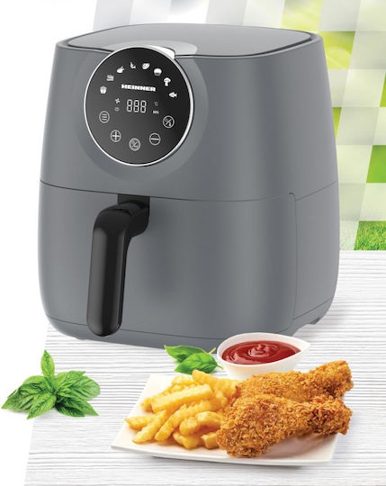 Heinner Air Fryer 5.7lt Γκρι HAF-B6GREY1700