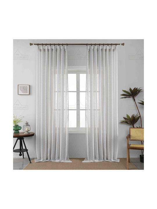Homeone Curtain with Pencil Pleat Gray 270x300cm