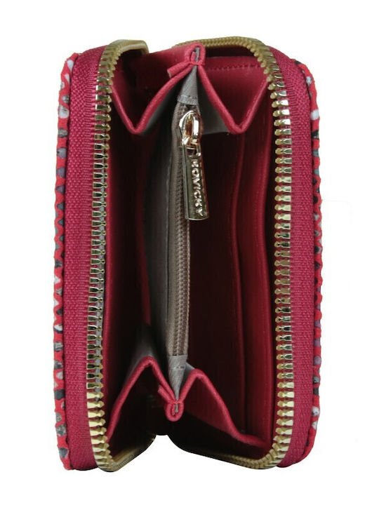 Small Leather Women's Wallet Classic Red