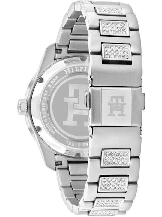 Tommy Hilfiger Спортно Дамски Часовник 36mm Кварцов със Сребрист Метална Верижка