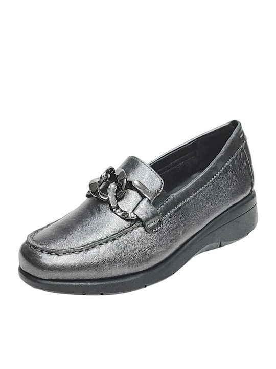 Women's Moccasins in Gray Color