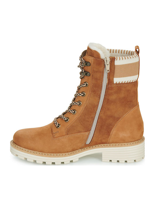 Damen Chelsea Stiefeletten Braun