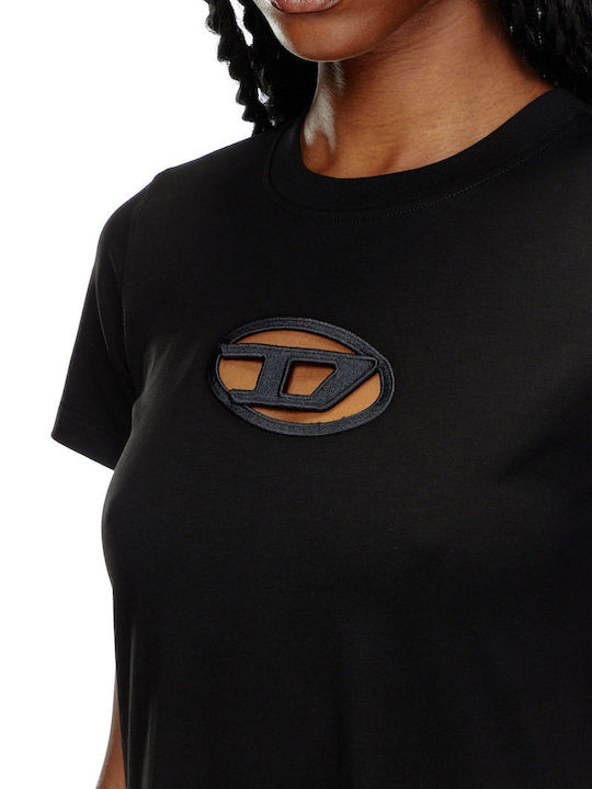 Καλοκαιρινό Midi T-shirt Φόρεμα Black