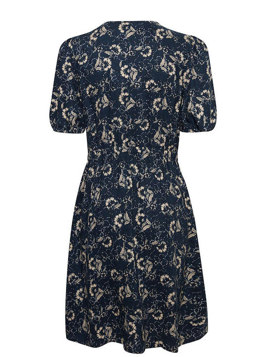 ICHI Mini Dress Wrap Total Eclipse