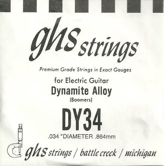 GHS Strings Boomers Single Electric Guitar String