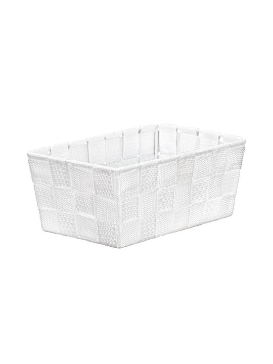Kleine Wolke Storage Basket Plastic White 24x18.5x7cm 1pcs