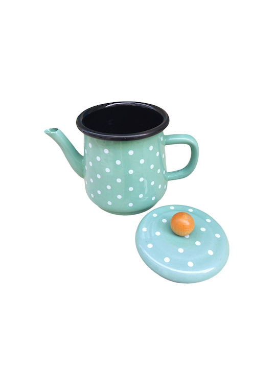 Teapot Enamel Pistachio 700ml