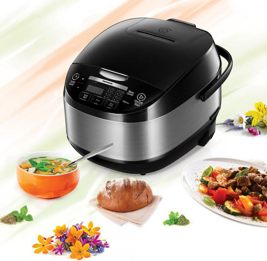 Heinner Πολυμάγειρας 918W με Χωρητικότητα 5lt Ασημί