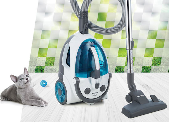 Heinner HVC-V800WBL Ηλεκτρική Σκούπα 800W με Κάδο 2.2lt Μπλε