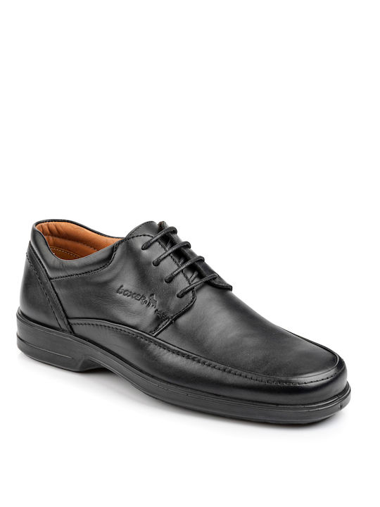 Boxer Men's Leather Casual Shoes Black