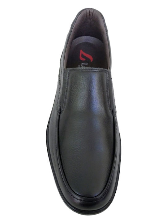 Δερμάτινα Ανδρικά Loafers σε Μαύρο Χρώμα